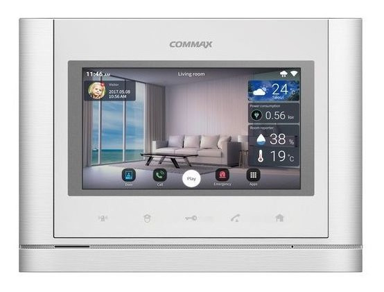 CIOT-700M2 (светлое серебро) Монитор IP-домофона цветной