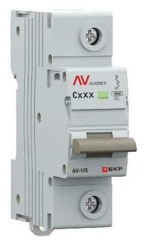 AV-125 1P 100A (C) 10kA AVERES (mcb125-1-100C-av) Автоматический выключатель AV-125 1P 100A (C) 10kA AVERES (mcb125-1-100C-av) Автоматический выключатель