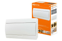 ЩРН-П-18модулей с белой крышкой, навесной, пластик IP41 TDM (SQ0903-0005) Бокс