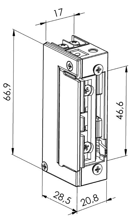 ST-SL551NC Защелка электромеханическая
