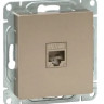 Механизм розетки RJ11, шампань Эпика (UP1-SOC-RJ11) Механизм розетки RJ11