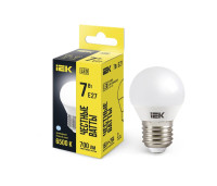 Лампа светодиодная G45 шар 7Вт 230В 6500К E27 (LLE-G45-7-230-65-E27) Лампа светодиодная