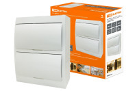 ЩРН-П-24модуля с белой крышкой, навесной, пластик IP41 TDM (SQ0903-0006) Бокс