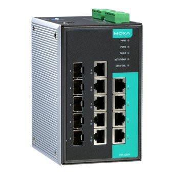 EDS-G509 Коммутатор 5 x Combo Gigabit (10/100/1000BaseTX или 100/1000BaseSFP), 4х10/100/1000BaseTX