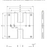 Монтажная пластина для наружного монтажа ЭМК (PR80.0163)