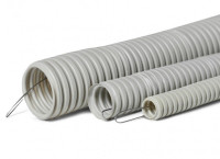 Труба ПВХ тяжелая ТГТ СЗ D16, серая, с зондом (710-001) Труба гофрированная