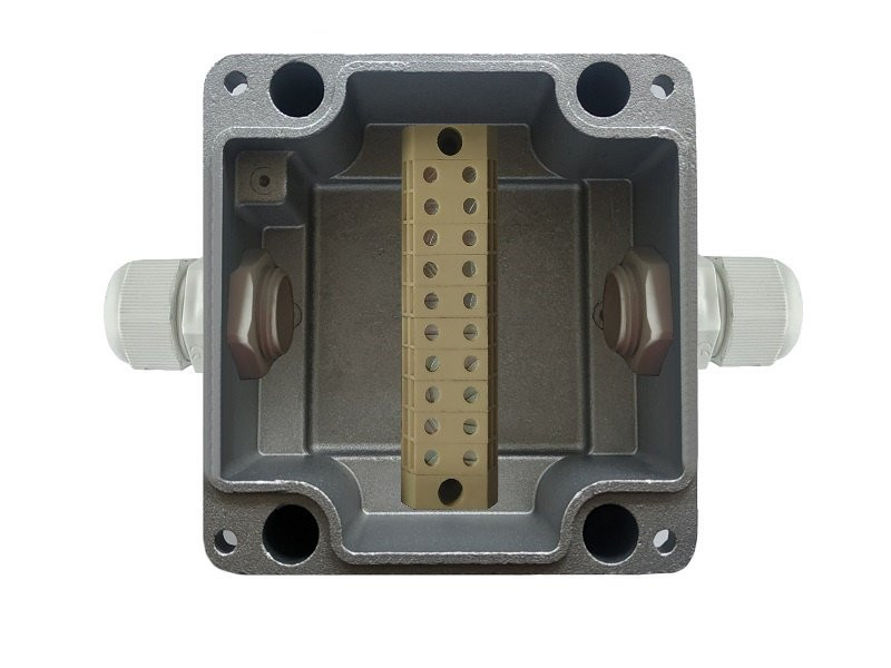 МКС "Мороз", 2ВК, с датчиком вскрытия корпуса (тампером), IP66/IP68 Коробка коммутационная металлическая