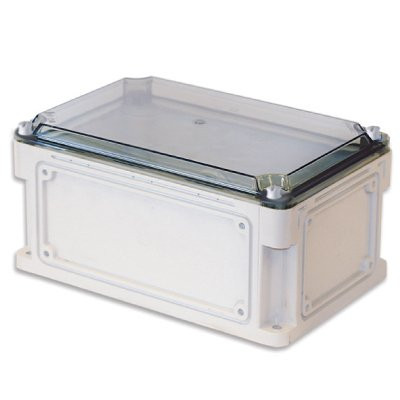 Корпус RAM box 300х150х160, высота крышки 35 мм, IP67 (531311) Корпус с фланцами и прозрачной крышкой, без монтажной платы