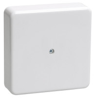 Коробка распаячная КМ41216-01 75х75х28 открытой проводки (6 клемм 6 мм²) белая (UKO10-075-075-028-K01) Коробка распаячная безгалогенная (HF)