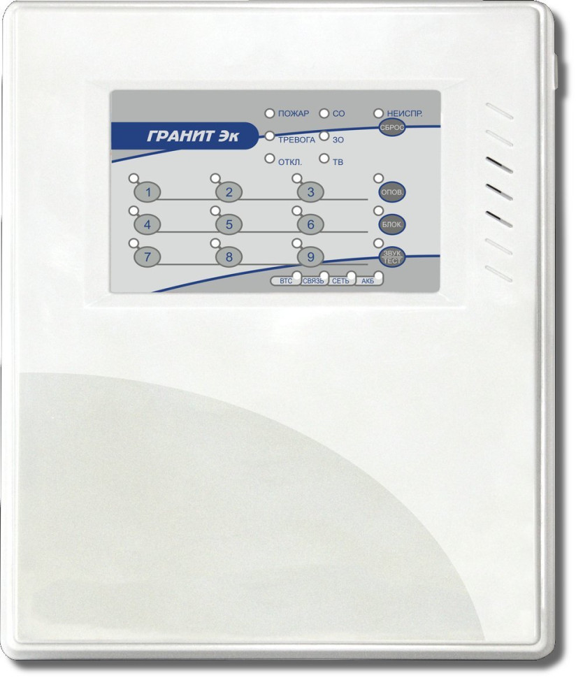 Гранит-9 Эк Прибор приемно-контрольный охранно-пожарный