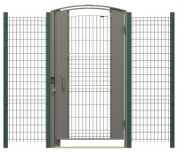 VIZIT-KСН-12-Лв (серый матовый) Калитка