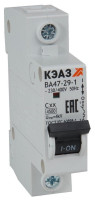 ВА47-29-1C6А-УХЛ3 КЭАЗ (318208) Выключатель автоматический модульный
