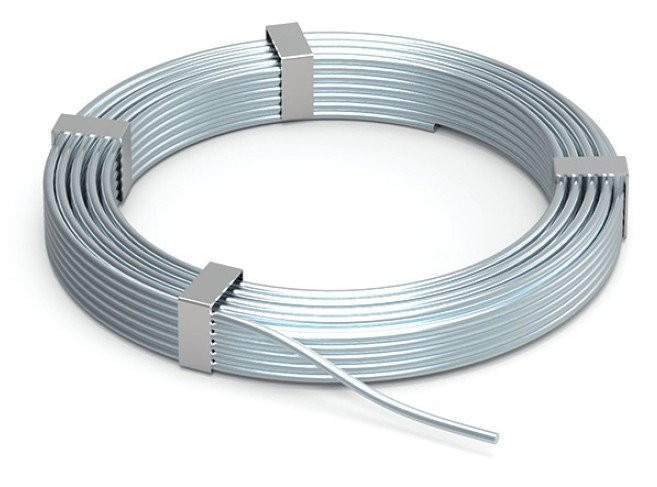 Пруток 8 мм, горячеоцинкованная сталь, бухта 55 м (NC100855) Пруток