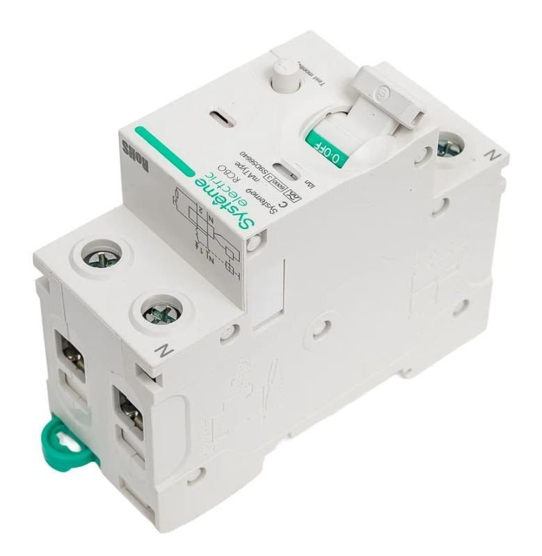 Systeme9 АВДТ 1P+N C 25A 6kA 30мА A 230В (S9D56625) Автоматический выключатель дифференциального тока