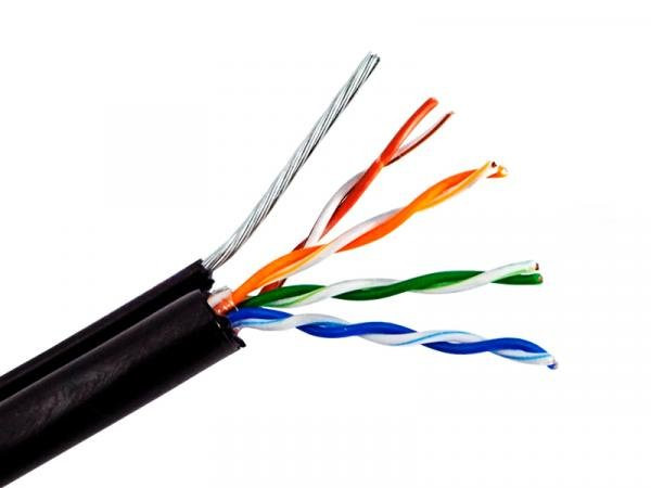 U5e-4х2х0.5 Cu (OUT) c тросом Кабель «витая пара» (LAN) для структурированных систем связи