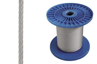 Трос стальной, толщина 3 мм, DIN 3055 (CM625503) Трос стальной