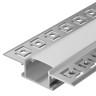 Профиль алюминиевый для LED ленты 6114 2м опал (LSADD6114-SET1-2-K4-1-04) Профиль алюминиевый для светодиодной ленты