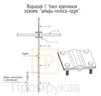 Зажим штырь-полоса-прут TDZ (PR08.12730) Зажим штырь-полоса-прут