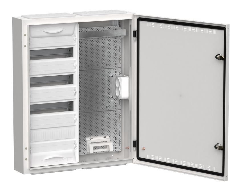 Корпус комбинированный TITAN 5 ЩРн-48 (2х48) 710х570х140 IP30 белый (TI5-51-N-2х048-30) Корпус металлический