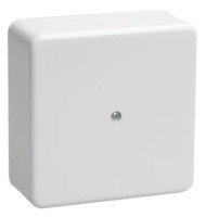 Коробка распаячная КМ41215-01 75х75х28 открытой проводки белая (UKO10-075-075-028-K01-E) Коробка распаячная безгалогенная (HF)