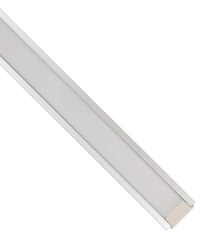 Профиль алюминиевый для LED ленты 3006 2м опал (LSADD3006-SET1-2-V4-1-12) Профиль алюминиевый для светодиодной ленты