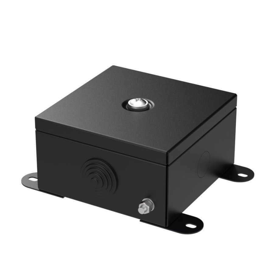 Коробка металлическая черная 110х110х65 (70-0360-9005) Коробка металлическая