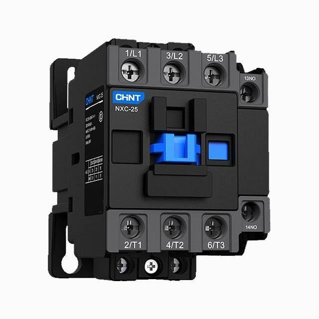 Контактор NXC-25 25А кат. 220В AC 1НО+1НЗ AC-3 CHINT (836851) Контактор