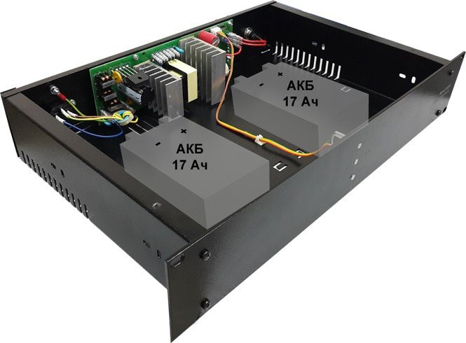 СКАТ-1200И7 RACK (СКАТ ИБП-12/5-2x17-RACK) (2142) Источник вторичного электропитания резервированный
