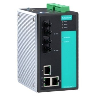 EDS-505A-MM-ST Управляемый коммутатор 3х10/100BaseTX, 2х100BaseFX (многомодовое оптоволокно), разъем ST