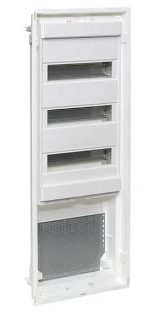 Nova (3 DIN-рейки + 1 монт. плата) 5 габарит IP41 (nv-cbase-3+1) Основание комбинированное щита
