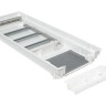 Nova (3 DIN-рейки + 1 монт. плата) 5 габарит IP41 (nv-cbase-3+1) Основание комбинированное щита
