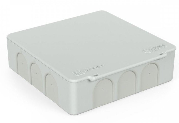 Коробка распределительная двухкомпонентная (HF) 100х100х30 (60-0302) Коробка распределительная