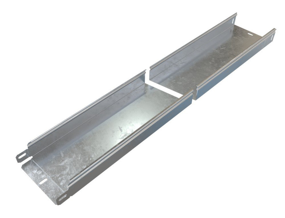 Лоток неперфорированный Сендземира 0,7мм 100х80х3000 (LN100803000071) Лоток неперфорированный