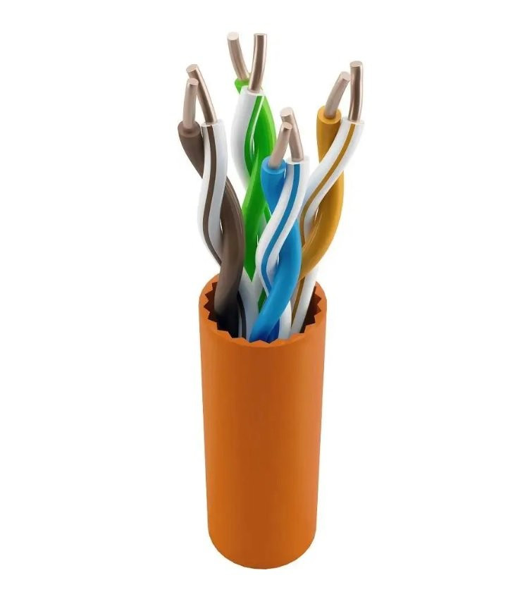 NTSS-IN-UTP4-5Е-LSZH-OR кат.5E UTP 4 пары 24AWG LSZH внутренний 305м оранжевый Кабель «витая пара» (LAN) для структурированных систем связи