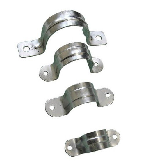 Скоба двухлапковая D38-40 (50 шт) (zeta41618) СД 38-40 Скоба металлическая двухлапковая