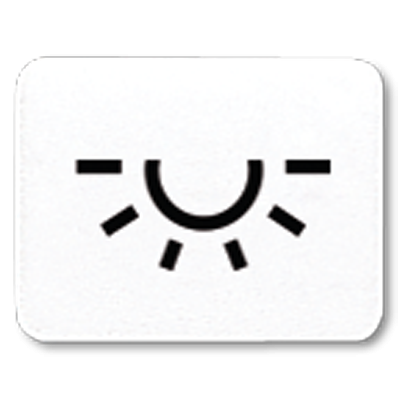 33 L Вставка с символом "освещение"