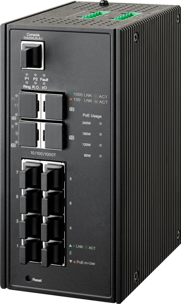 NIS-3500-3412PGE (64PY0804) Коммутатор управляемый с PoE