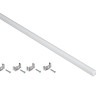 Профиль алюминиевый для LED ленты 1616 2м опал (LSADD1616-SET1-2-N3-1-12) Профиль алюминиевый для светодиодной ленты
