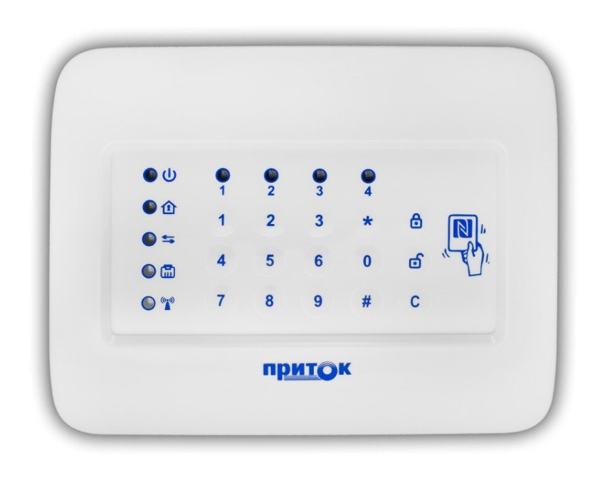 Приток-А-КОП-02.4К Устройство оконечное объектовое приемно-контрольное c GSM и LAN коммуникаторами