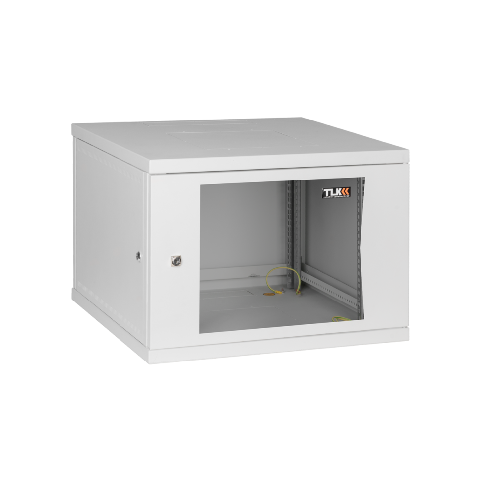 TWI-126060-R-G-GY Шкаф телекоммуникационный 19" настенный 12U