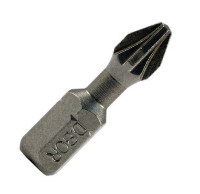 Биты Pz1x25 мм, Torsion, C 6,3 (10шт) (D-T-PZ01-025-010) Биты фрезерованные