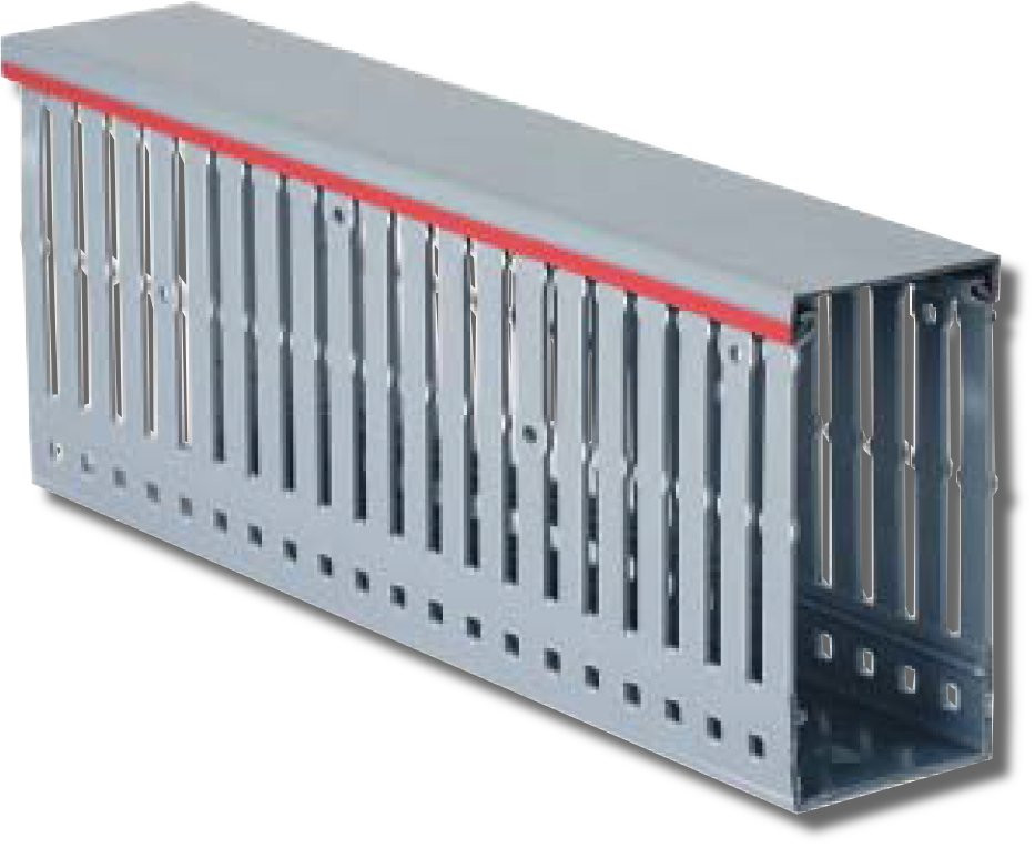 Короб перфорированный, серый RL6 100x60 (01140RL) Короб перфорированный