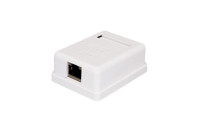 Компьютерная розетка 8P8C (RJ-45), UTP, Cat.5e, 1 порт (10-0307-1) Компьютерная розетка