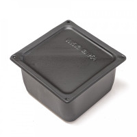 Коробка металлическая грунтованная с уплотнителем 150х150х100 мм (PR08.26167) Коробка металлическая