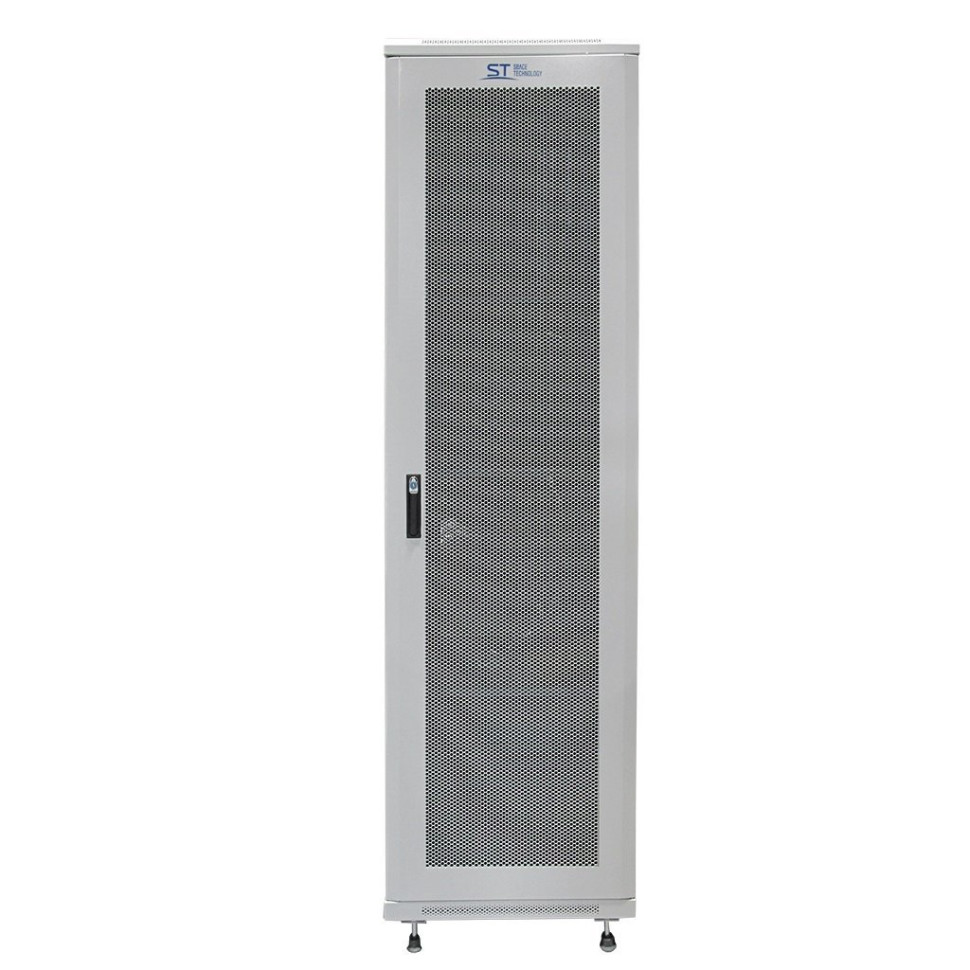 ST-NCP600/600-42U01 (серый) С ПОЛКАМИ Шкаф телекоммуникационный 19" настенный/напольный 42U