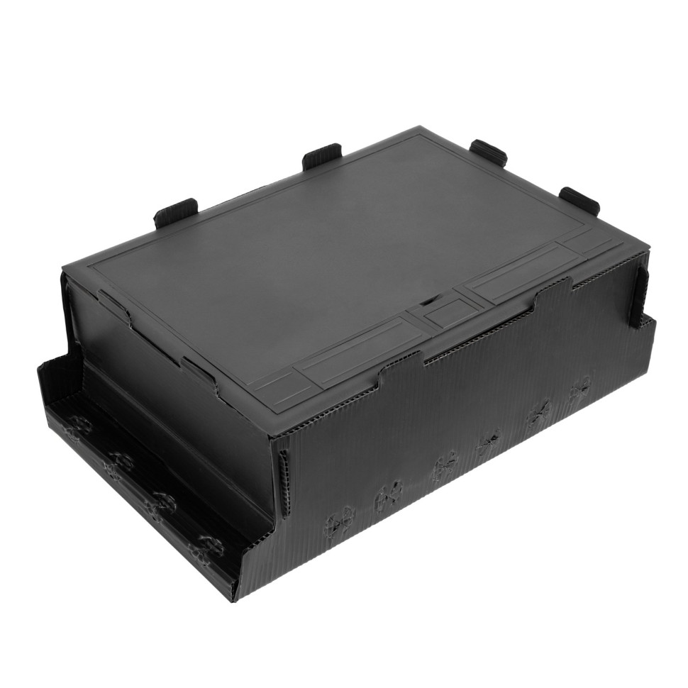 Коробка под заливку в бетон, 16/24 модулей, черный (DR-PRO-057004) Коробка под заливку в бетон