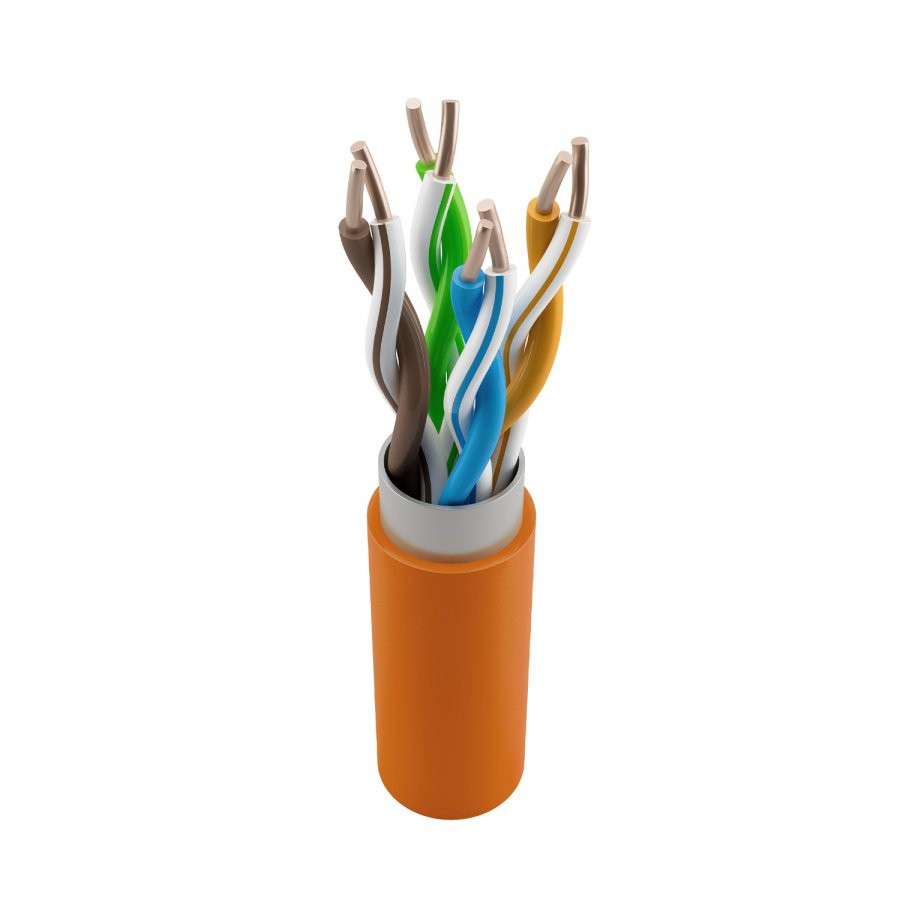NTSS-IN-FTP4-5E-LSZH-OR кат.5E FTP 4 пары 24AWG LSZH внутренний 305м оранжевый Кабель «витая пара» (LAN) для структурированных систем связи