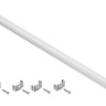 Профиль алюминиевый для LED ленты 1606 2м опал (LSADD1606-SET1-2-G1-1-12) Профиль алюминиевый для светодиодной ленты