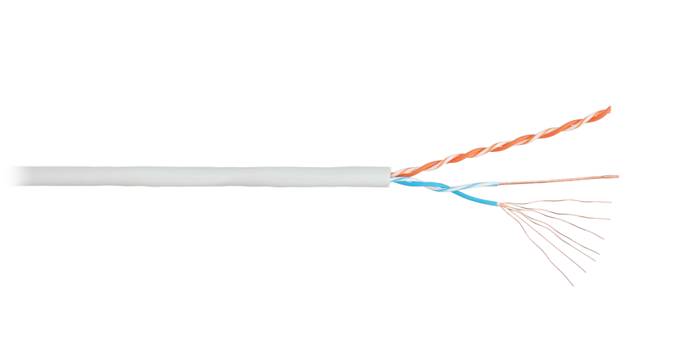 U/UTP 2pair, Cat5, Patch, In, нг(A)-HF (NMC 1110C-GY) Кабель «витая пара» (LAN) для структурированных систем связи