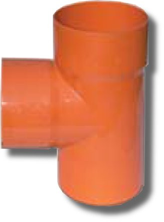 Тройник для двустенных труб, 90°, D160 (020160) Тройник для двустенных труб